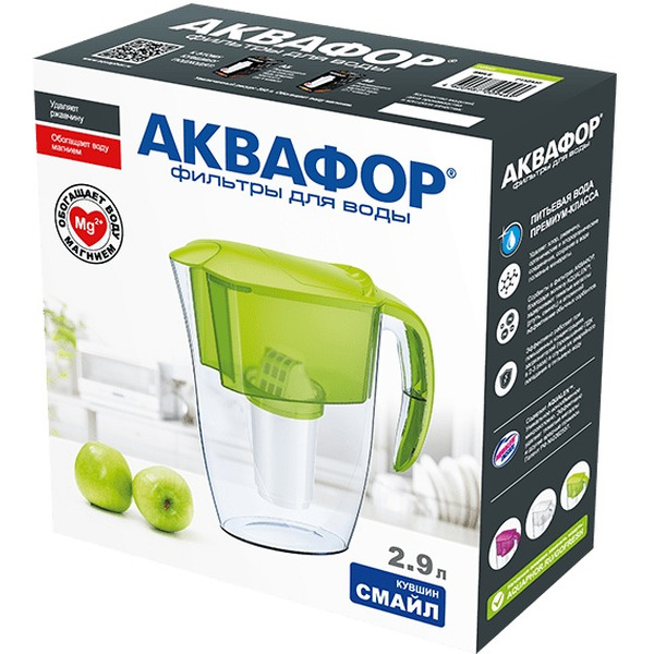Фильтр-кувшин Аквафор Смайл (салатовый)
