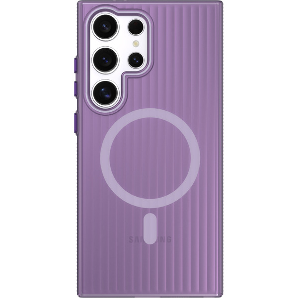 Задняя накладка CASE Translucent Strip Samsung Galaxy S24 Ultra, фиолетовый