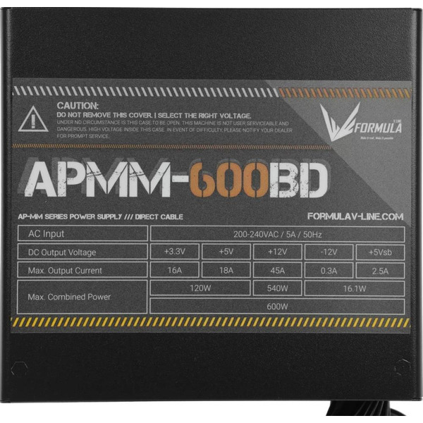 Блок питания Formula APMM-600BD
