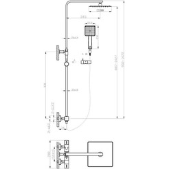Душевая система AV Engineering AVTHS2-P12-513A