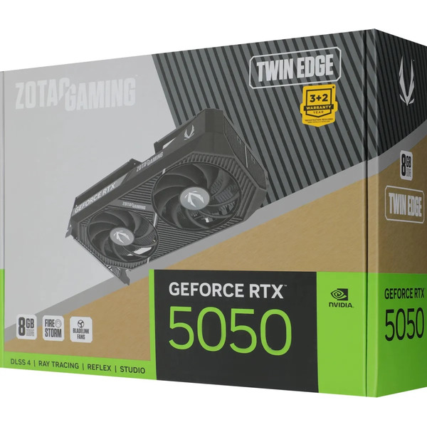 Видеокарта ZOTAC Gaming GeForce RTX 5050 Twin Edge ZT-B50500E-10M