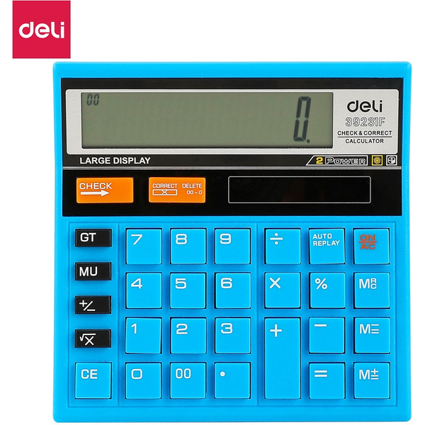 Калькулятор DELI 39231FBLUE