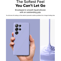 Чехол Ringke SILICONE MAGNETIC для Galaxy S25 Ultra LAVENDER