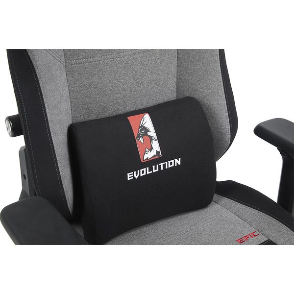 Игровое кресло Evolution Epic Fabric (серый/черный)