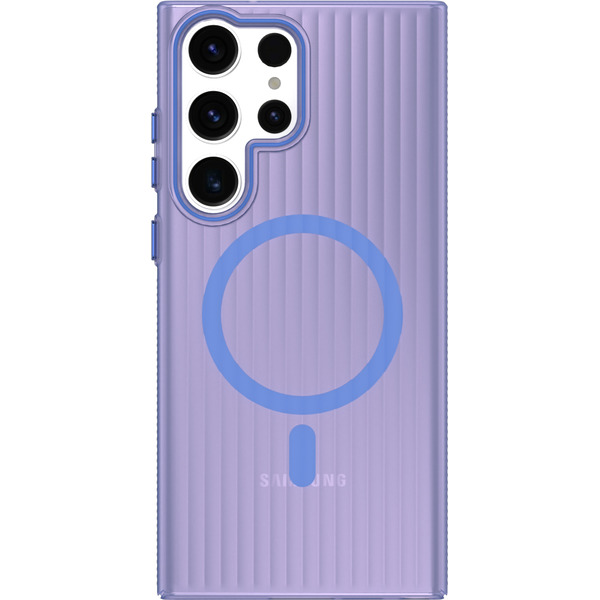 Задняя накладка CASE Translucent Strip Samsung Galaxy S23 Ultra, синий