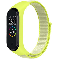 Ремешок Bingo Nylon для Xiaomi Mi Band 3/4/5/6 (зеленый)