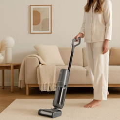 Вертикальный беспроводной моющий пылесос Kitfort КТ-5296