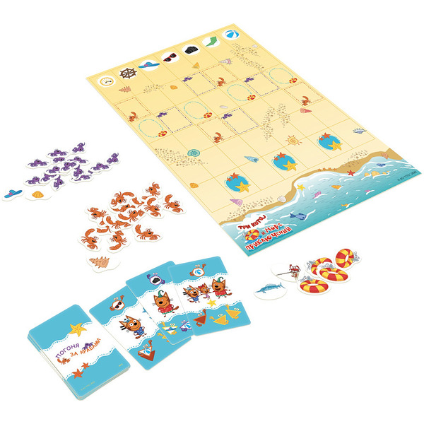 Настольная игра Звезда Три кота. Погоня за крабами 8875