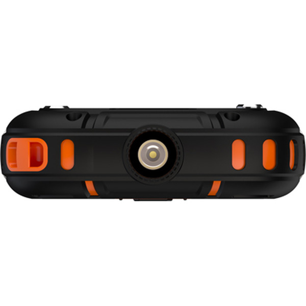 Мобильный телефон Maxvi R2 up + ЗУ WC-112 (черный/оранжевый)