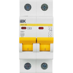 Выключатель автоматический IEK ВА 47-29 2п 63А С MVA20-2-063-C