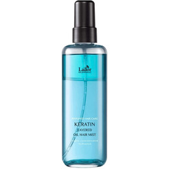 Двухфазный кератиновый спрей-мист с комплексом масел Lador Keratin Layered Oil Hair Mist, 130 мл