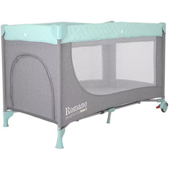Кровать-манеж Rant Romano RP100 (grey/green)