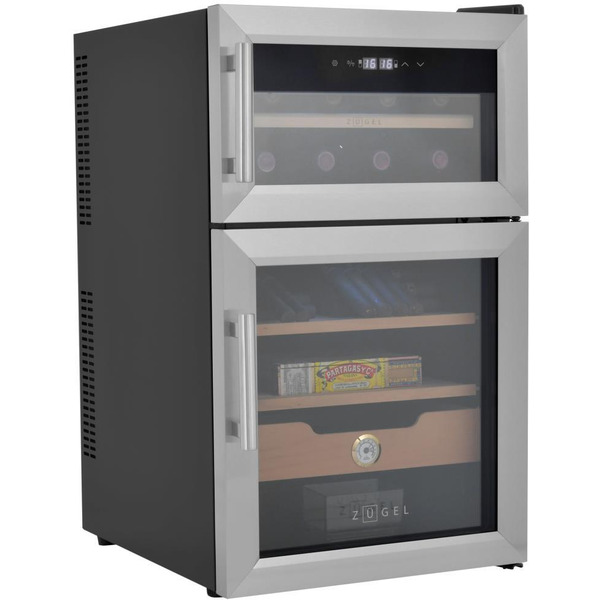 Винный шкаф-хьюмидор ZUGEL ZTH80DX