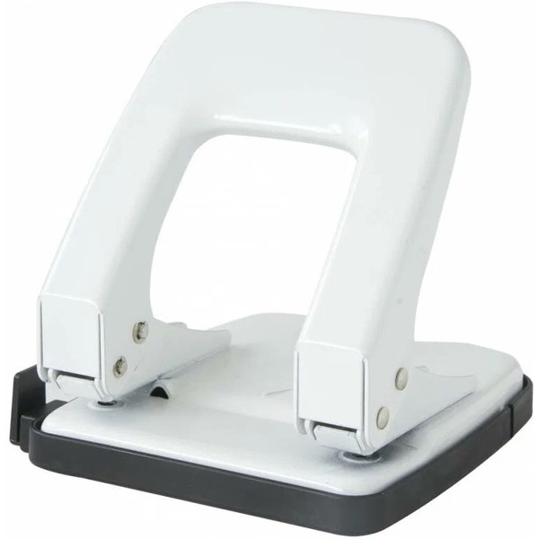 Дырокол Deli Rio 0138 35 листов (белый)