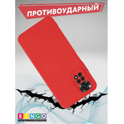 Бампер Bingo Liquid TPU для XIAOMI Redmi Note 11/Note 11S Красный