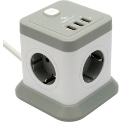 Сетевой фильтр CABLEXPERT TWR-4-U3-W-3