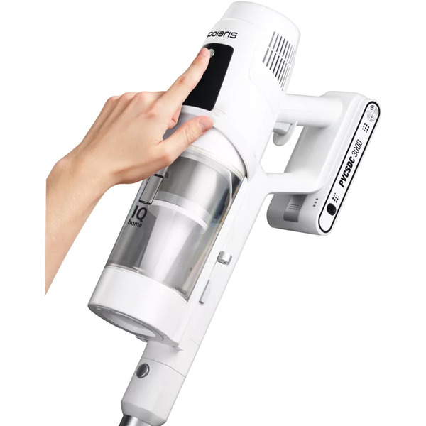 Пылесос портативный POLARIS PVCSDC 3000 WIFI IQ Home (Белый)