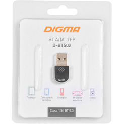 Bluetooth адаптер Digma D-BT502