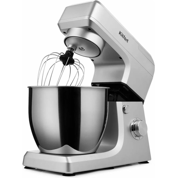 Кухонная машина KITFORT КТ-1339-1 (серебристый металлик)