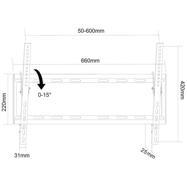 Кронштейн Electriclight КБ-01-95 (черный)