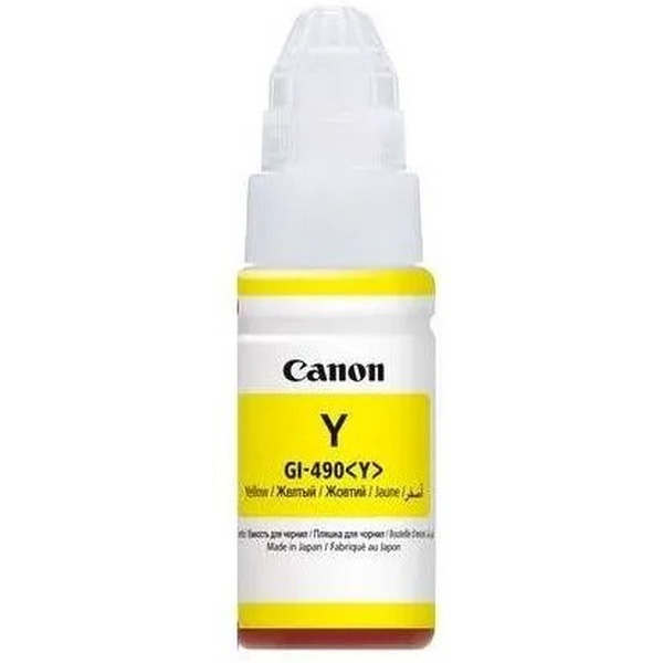 Чернила Canon GI-490Y (0666C001) для Canon PIXMA G1400, G2400, G3400