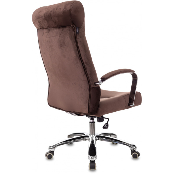 Кресло Бюрократ T-9928SL Fabric (коричневый Italia 6/крестовина металл хром)