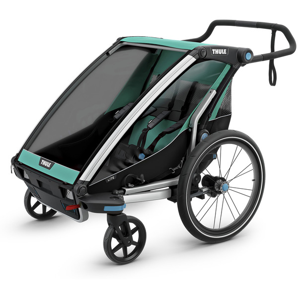 Коляска детская Thule Chariot Lite 2 10203007 Blue Grass/Black
