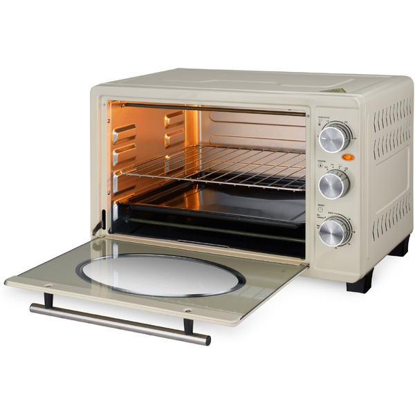 Мини-печь Hyundai MIO-HY084 (бежевый/хром)