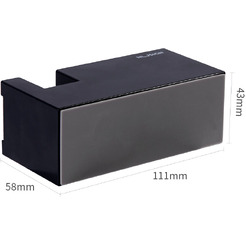 Диспенсер для скотча канцелярский Deli Nusign NS121 (черный)