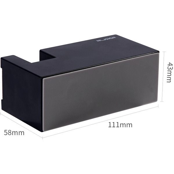 Диспенсер для скотча канцелярский Deli Nusign NS121 (черный)