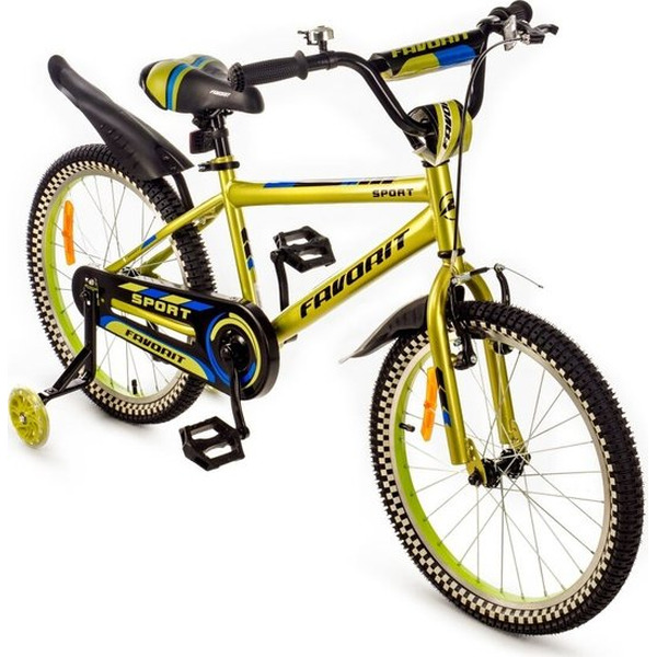 Детский велосипед Favorit Sport 20 SPT-Y20GN (лайм)