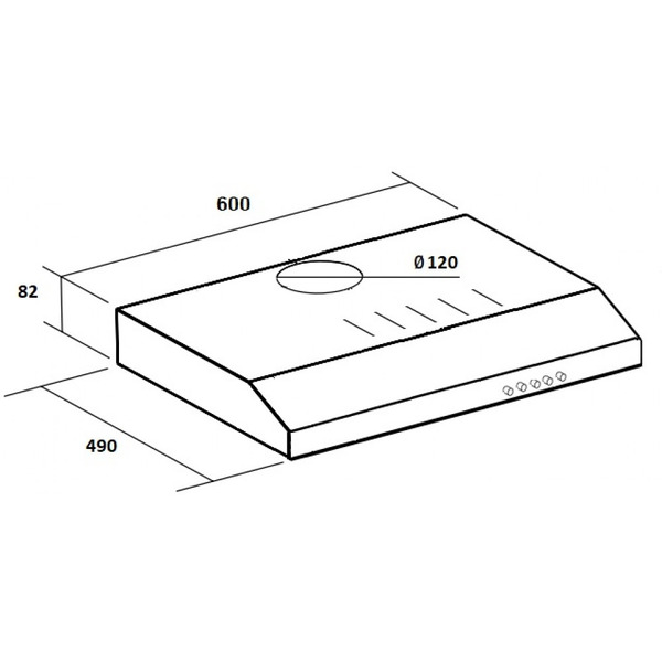 Кухонная вытяжка Schtoff C1-T600 BK