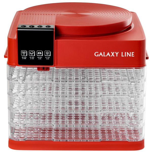 Сушилка для овощей и фруктов Galaxy Line GL2630 (красный)