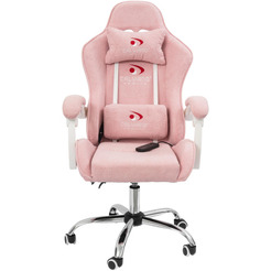 Вибромассажное кресло Calviano ASTI ULTIMATO (pink fabric)