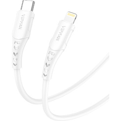 Кабель VIPFAN P04 Type-C-Lightning 3A 2 м (белый)