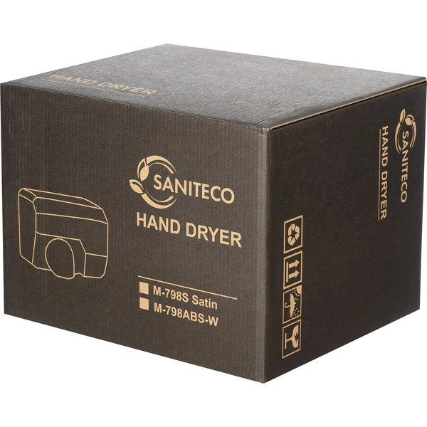 Сушилка для рук Saniteco M-798S (2300W, матовый)