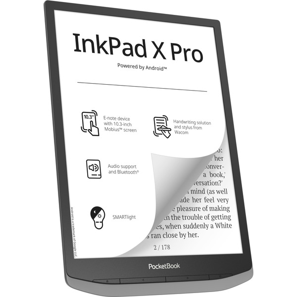 Электронная книга PocketBook InkPad X Pro Mist Grey (PB1040D-M-WW)
