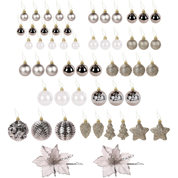 Шары елочные ЗОЛОТАЯ СКАЗКА Light Champagne Style 592592 (шампань)