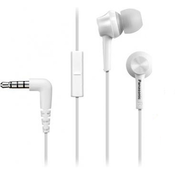 Наушники-вкладыши PANASONIC RP-TCM105E-W белый