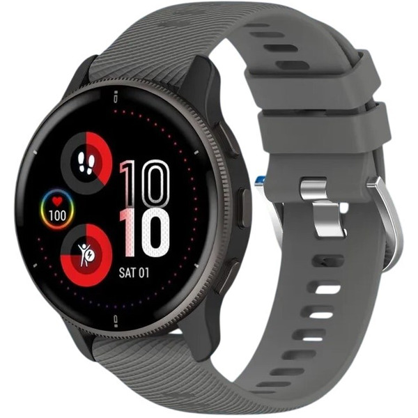 Ремешок Bingo Textured для часов 20мм (темно-серый)