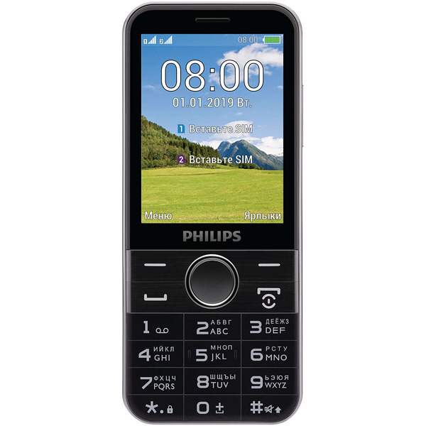 Мобильный телефон Philips Xenium E580 (черный)