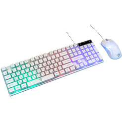 Клавиатура + мышь Nakatomi KMG-2305U (белый)