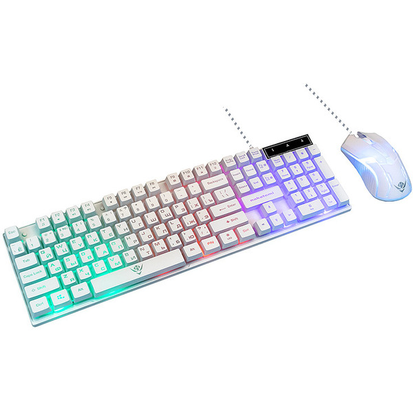 Клавиатура + мышь Nakatomi KMG-2305U (белый)