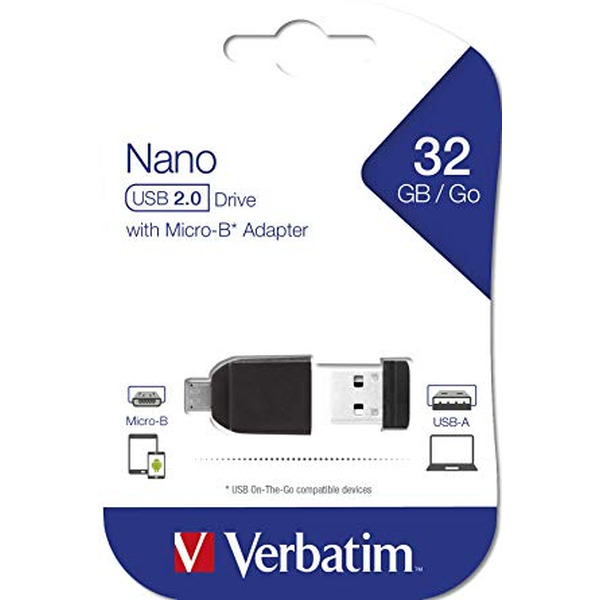 USB Flash Verbatim Nano Store 'n' Stay 49822