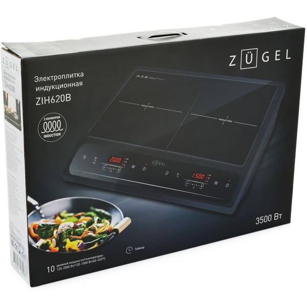 Настольная плита ZUGEL ZIH620B