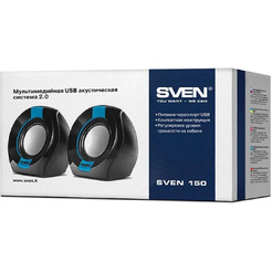 Акустическая система SVEN 150 Black-Blue