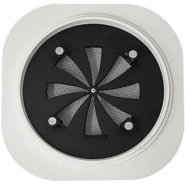 Вентиляционная решетка теневая с вентилятором и регулировкой воздуха HOMY AIR A100BRS