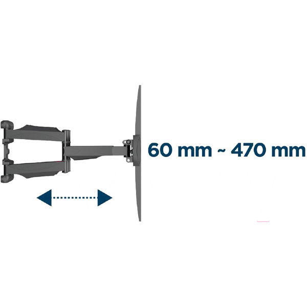 Кронштейн для телевизора Gembird WM-58ST-01