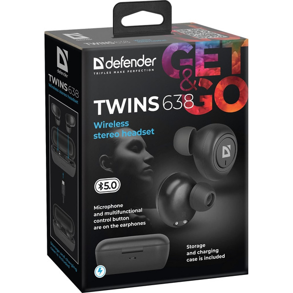 Наушники Defender Twins 638