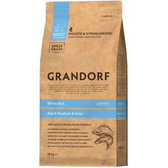 Сухой корм для собак Grandorf Medium & Maxi Breeds White Fish 10 кг